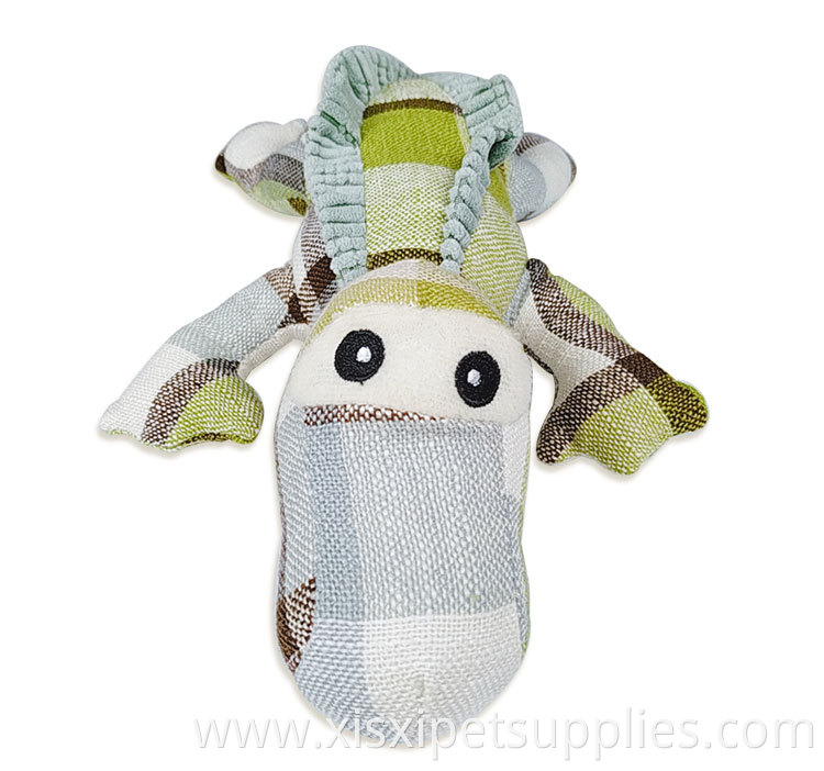 Pet Products Online Designer lizard Stuffed Pet Plush Dog Squeaky Toy